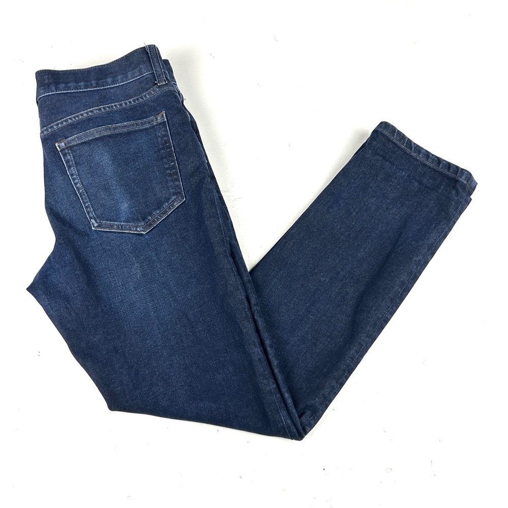 Everlane Uniform The Slim Jean - Mens 30 X 30 Dark Blue Wash